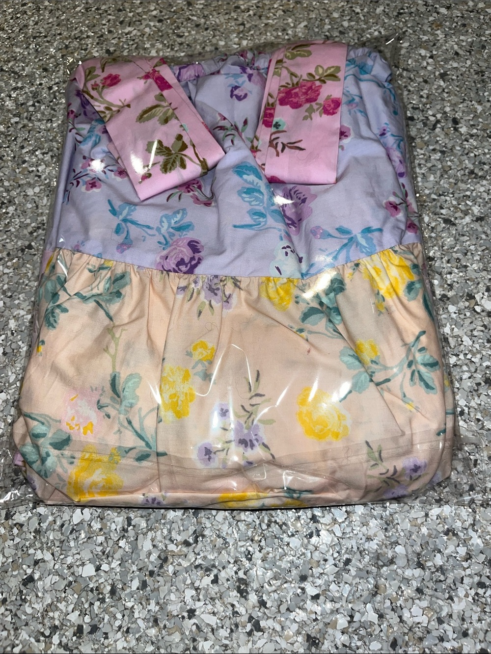 LoveShackFancy Tiered Floral Tie-Shoulder Dress - Pink, Yellow & Lavender NEW - Picture 13 of 13